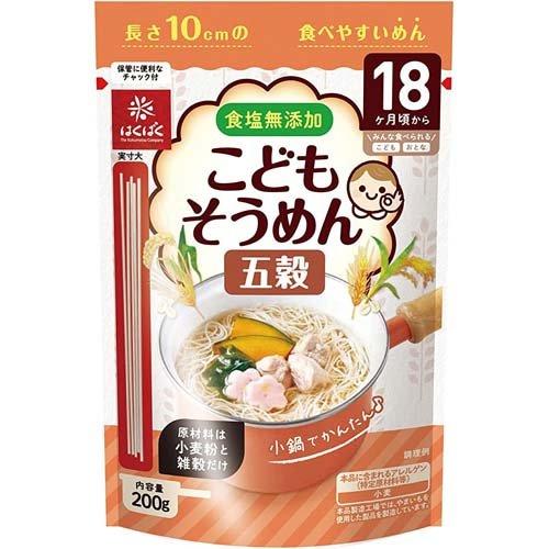 Hakubaku Baby Grain Noodle 黄金大地无盐无添加儿童五谷杂粮长面条 18mons+ 200g