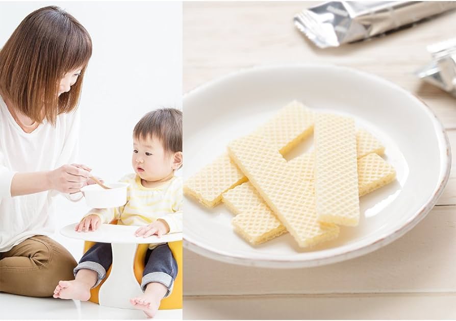 Morinaga Milk Wafer森永高铁高钙VB牛奶威化 9mon+ 2pcx7