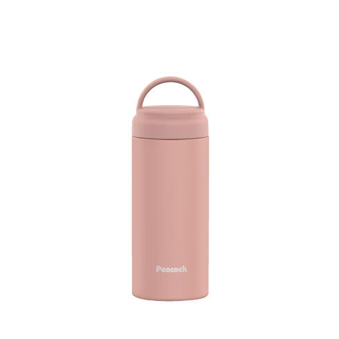 Peacock Stainless Steel Vacuum Insulated Bottle Screw Mug Type-Pink/Peacock真空层魔法瓶保温杯-珊瑚粉 350ml
