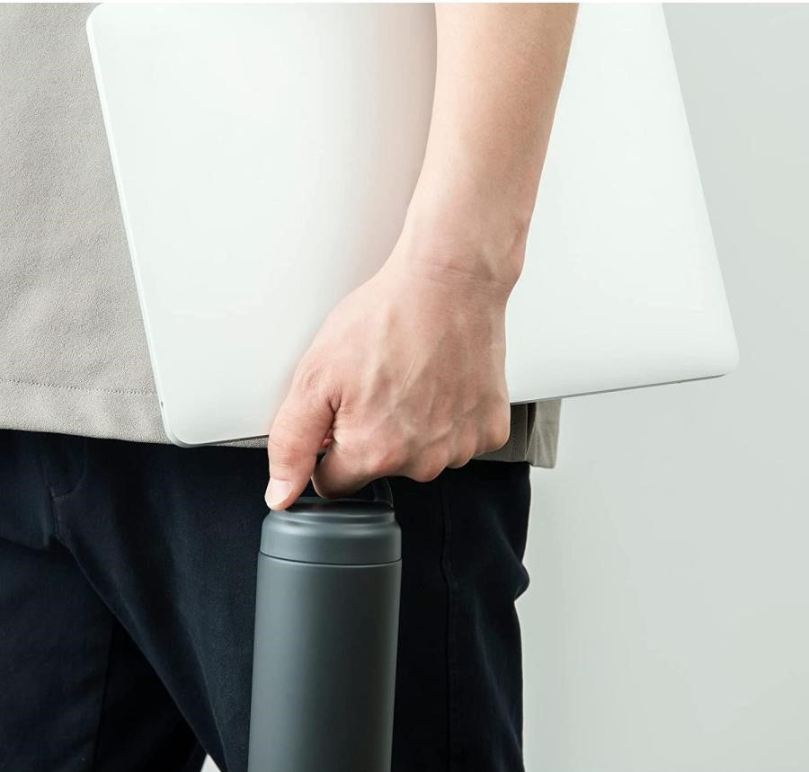 Peacock Stainless Steel Vacuum Insulated Bottle Screw Mug Type-Blue/Peacock真空层魔法瓶保温杯-烟雾蓝 480ml