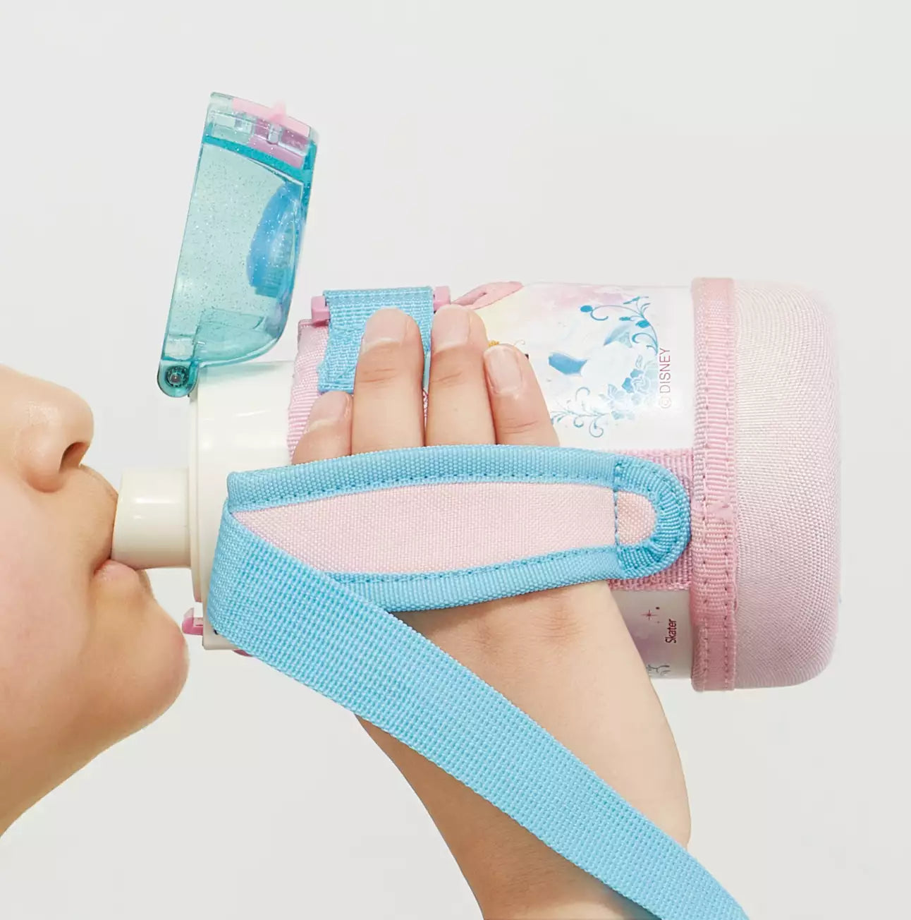Skater Stainless Steel Water Bottle with Cover-PRINCESS/Skater不锈钢直饮保温水壶-迪士尼公主 400ml