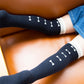 Stample Cat Knee High Socks-Black/Stample过膝长筒猫咪袜 黑色 16-18cm 4-6yrs