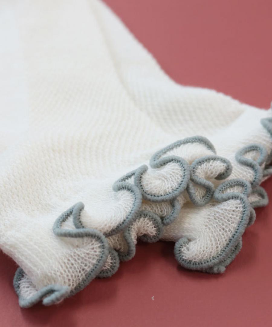 Stample Girly Mesh Short Socks 3Pairs/Stample花漾蕾丝短袜 3双装 13-21cm 1-9yrs