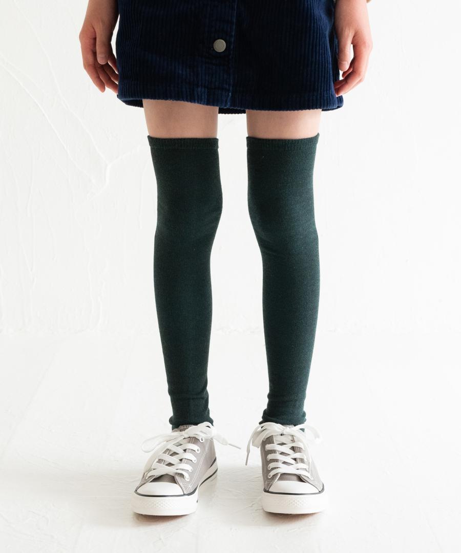 Stample Inner Cotton Knee High Socks Navy&Black/Stample经典过膝儿童长筒袜 深蓝色&黑色 16-21cm 4-9yrs