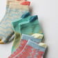 Stample Light Mesh Baby Ankle Socks-Boy Color 3Pairs/Stample网格织纹宝宝脚踝袜 调皮色 3双装 11-13cm 0-1yr