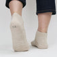 Stample Standard Heather Ankle Socks-Pink&Mustard&Blue/Stample细绵脚踝袜 粉色&芥末黄色&蓝色 16-25cm 4yrs-Adult