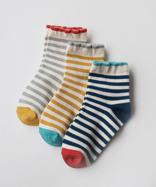 Stample Sunny Border Short Socks ColorA/Stample晴空万里儿童短袜 A款色 13-21cm 1-9yrs