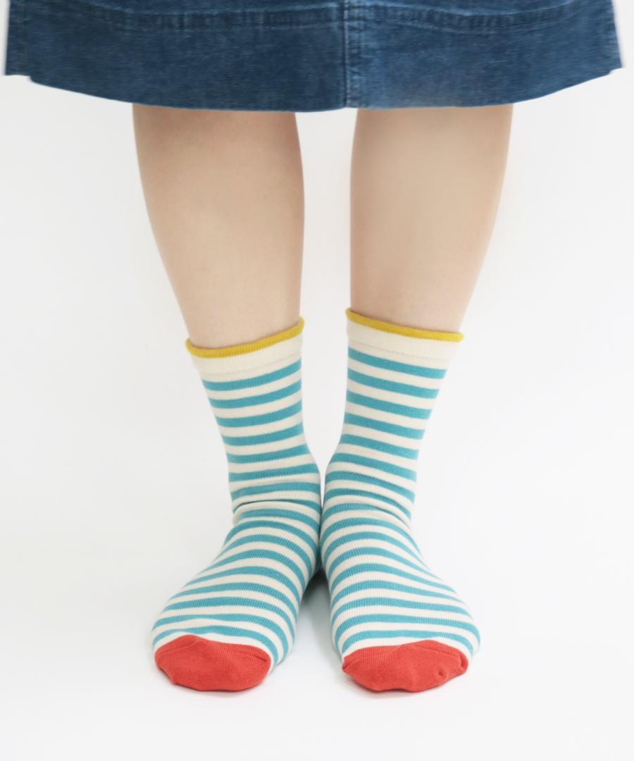 Stample Sunny Border Short Socks ColorB/Stample晴空万里儿童短袜 B款色 13-21cm 1-9yrs