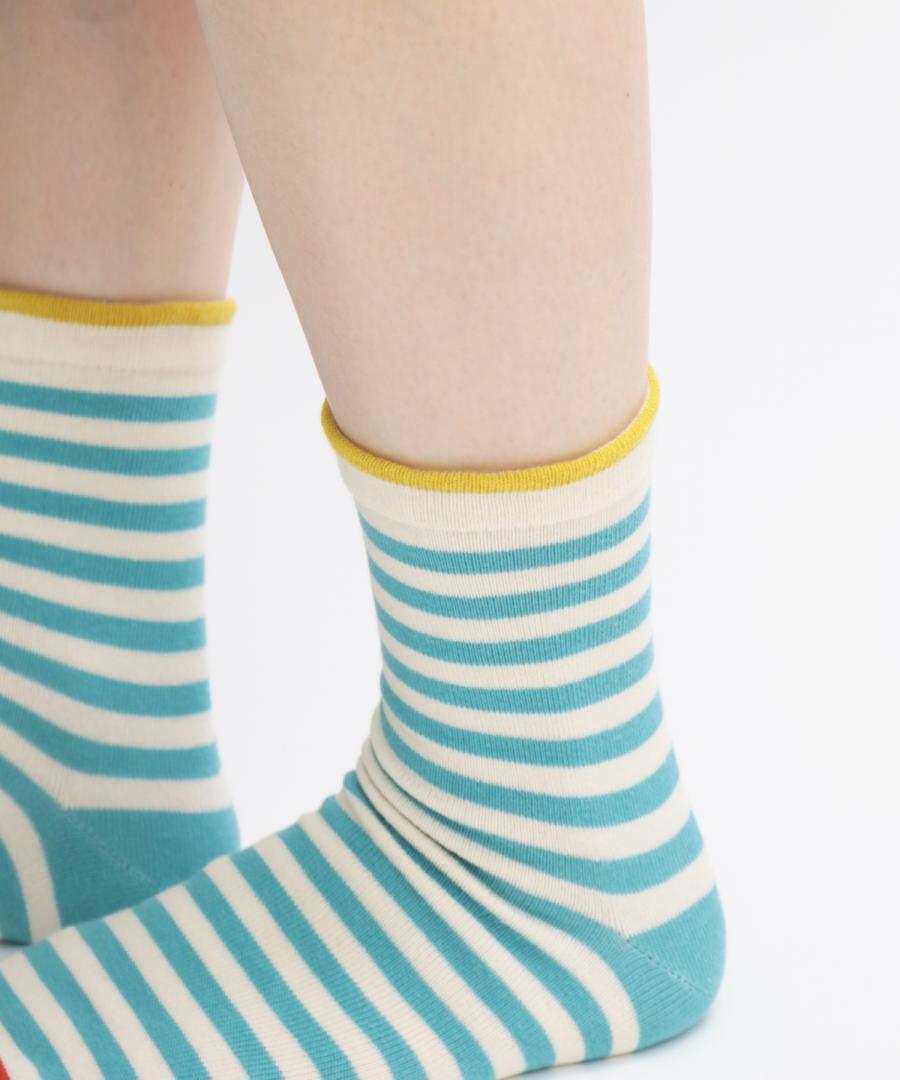 Stample Sunny Border Short Socks ColorB/Stample晴空万里儿童短袜 B款色 13-21cm 1-9yrs
