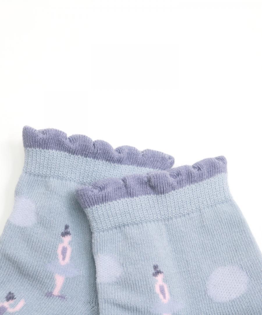 Stample Ballerina Short Socks 3Pairs/Stample芭蕾女孩儿童短袜 3双装 13-21cm 1-9yrs