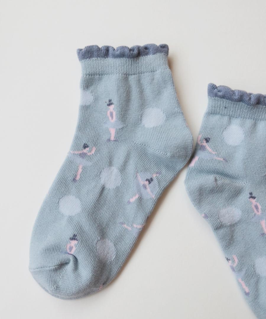 Stample Ballerina Short Socks 3Pairs/Stample芭蕾女孩儿童短袜 3双装 13-21cm 1-9yrs