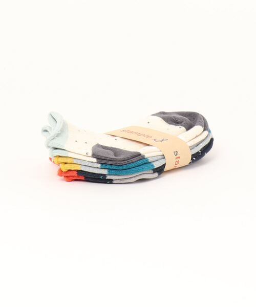 Stample Nep Style Ankle Socks 3Pairs/Stample棉绒风格脚踝袜 3双装 13-18cm 1-6yrs