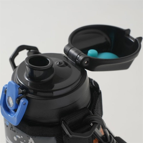 Thermos  Kids Vacuum Insulated 2 Way Bottle-Black Blue膳魔师真空两用儿童保温杯-蓝黑 800ml