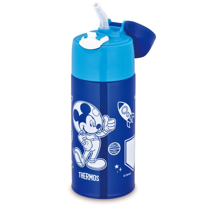 Thermos Kids Vacuum Insulated Straw Bottle-Space Micky膳魔师真空吸管儿童保温杯-太空米奇 400ml