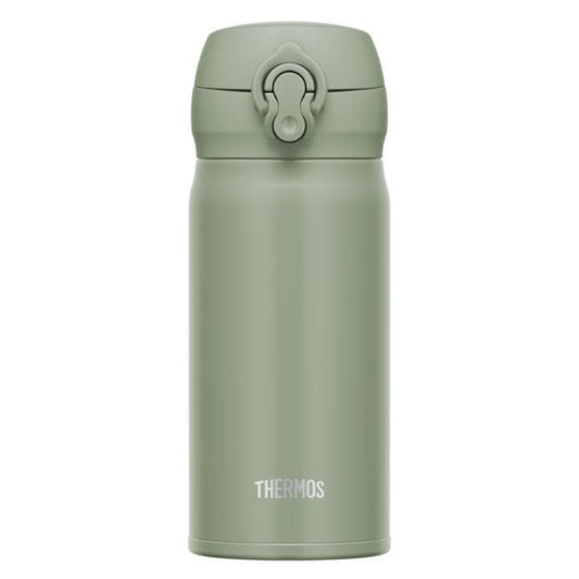Thermos Stainless Steel Vacuum Insulated Bottle-Smoke Khaki膳魔师真空保温杯最新色系列 2700万销量冠军-霧卡其 350ml
