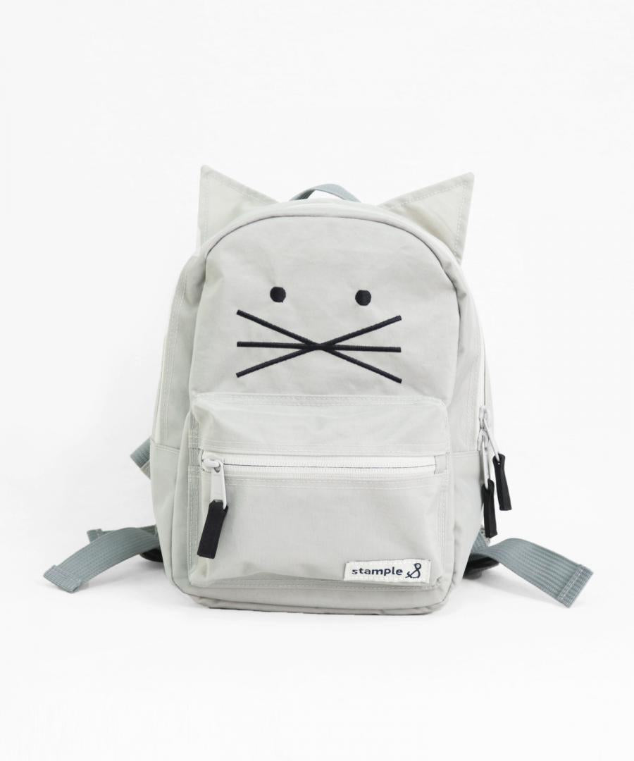 Stample Nylon Water Repellent Cat Baby Backpack-Grey/Stample猫咪防水宝宝小书包 浅灰 1-4yrs