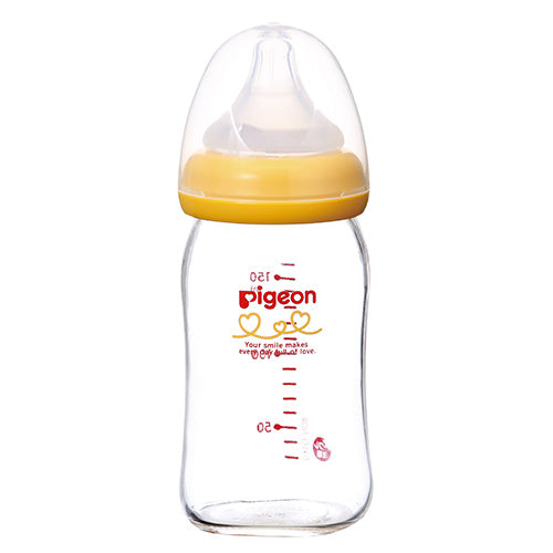 Pigeon Milk Bottle - Glass 贝亲经典玻璃奶瓶 160ml Classic Yellow