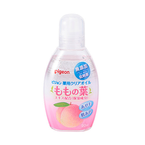 Pigeon Peach Leaf Extract Clear Baby Face and Body Oil 贝亲桃叶精华抚触油 0 month+ 90ml