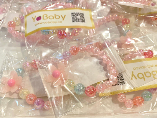 YoBaby Flower Kids Bracelet(Free gift if order is over $80)/YoBaby小花儿童手链 随机(满$80订单免费小礼物!请见此产品详情页)