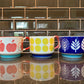 Minoyaki Fika Coffee Mug Set日本美浓烧Fika可叠放艺术家咖啡杯组合