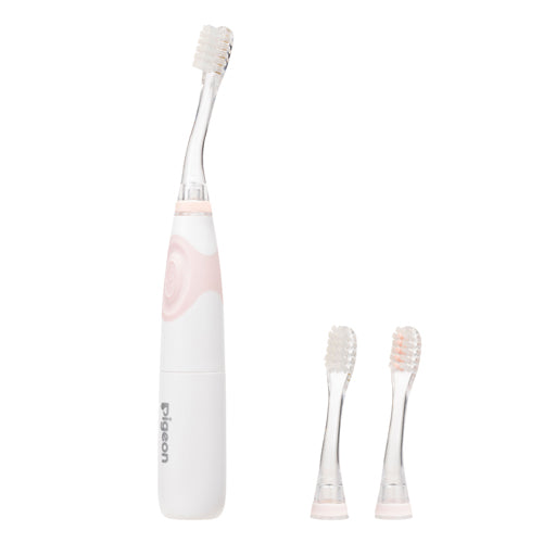 Pigeon Sonic Electric Toothbrush for Baby-Pink 贝亲超声波婴儿电动牙刷 6 months+ 粉色