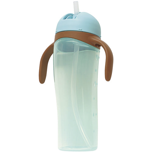 Pigeon Straw Training Cup-Blue 贝亲企鹅双耳吸管杯 9 month+ 330ml 蓝色