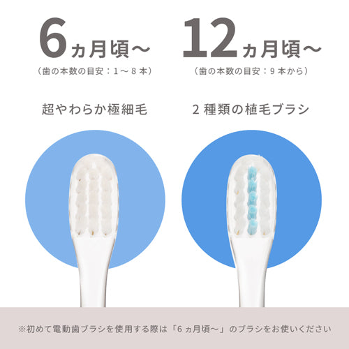 Pigeon Sonic Electric Toothbrush for Baby-Pink 贝亲超声波婴儿电动牙刷 6 months+ 粉色