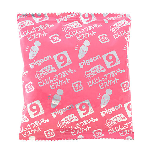 Pigeon Baby Snack 贝亲贝亲高钙南瓜红薯动物小饼干 9月+ 20gx2袋