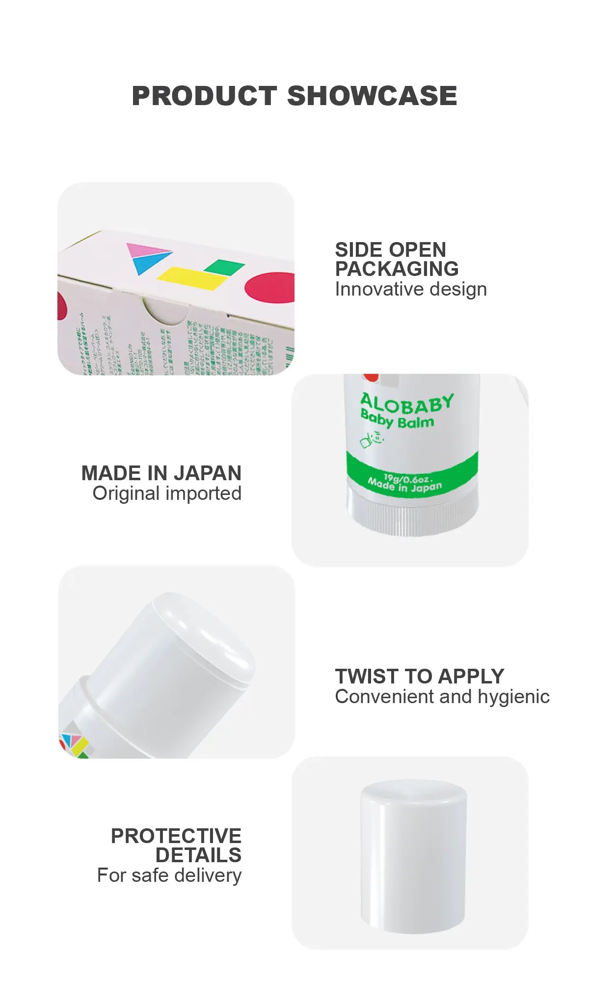 Alobaby Organic Baby Blam/Alobaby天然有机宝宝保湿护肤棒 19g