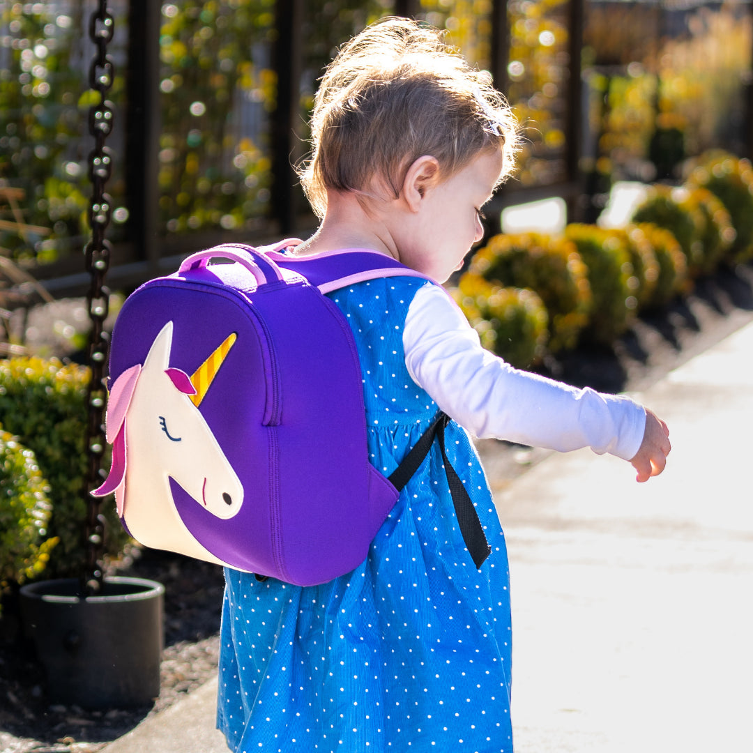 Dabba Walla Harness Toddler Backpack-Unicorn/Dabba Walla超轻婴儿书包附防走失牵拉绳 梦幻独角兽