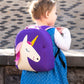 Dabba Walla Harness Toddler Backpack-Unicorn/Dabba Walla超轻婴儿书包附防走失牵拉绳 梦幻独角兽