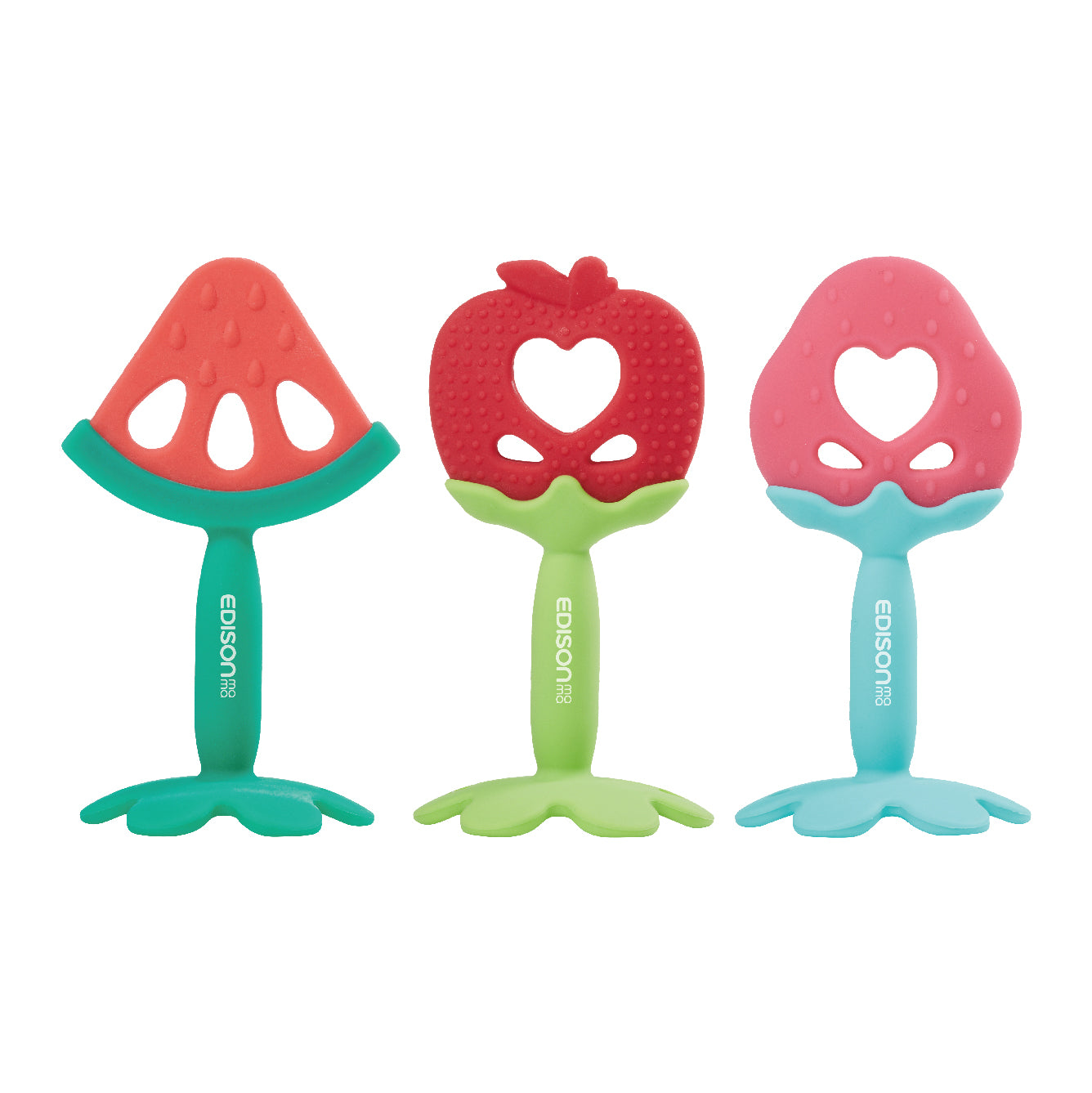 Edison Mama Baby Teether-Strawberry/Edison Mama小草莓牙咬胶 3 month+