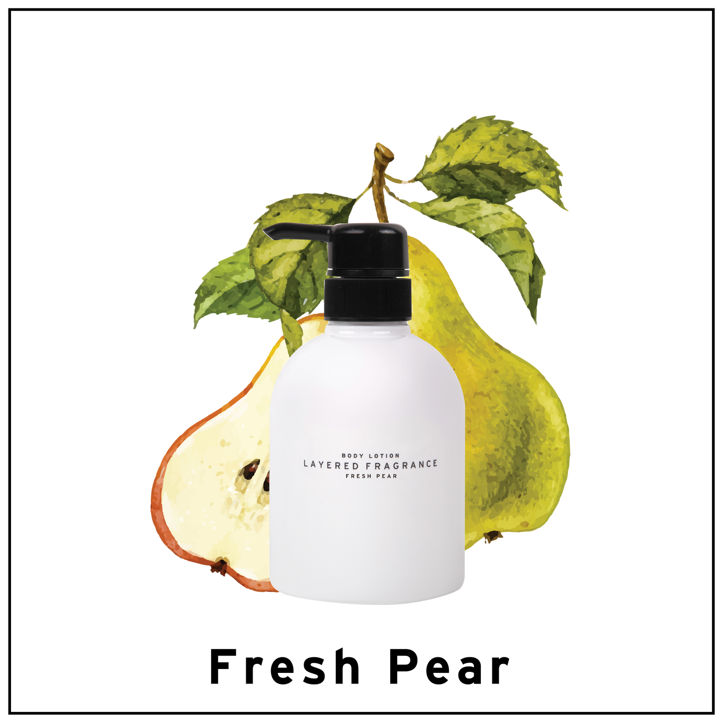 Layered Fragrance Body Lotion-Fresh Pear/蕾野香氛美白身体乳 鲜梨香 400ml