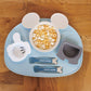 Nishiki Kasei Disney Lunch Plate-Mickey Blue/迪士尼六件套儿童餐盘 莫兰迪米奇蓝