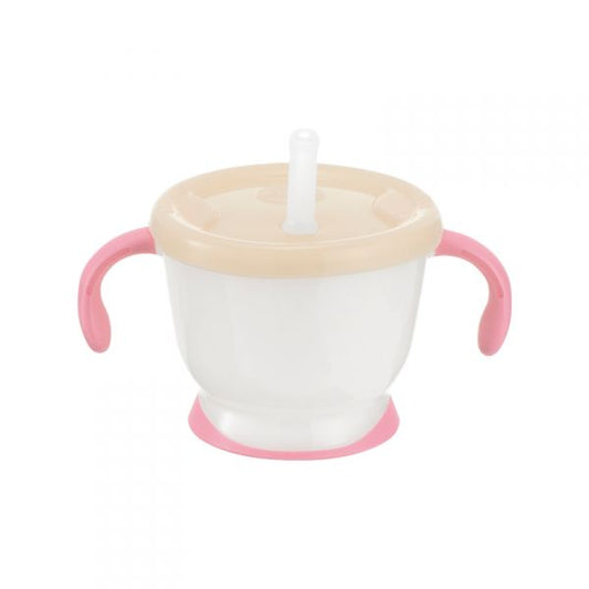 Richell Training Cup/利其尔学饮杯 150ml 6 month+ 粉色