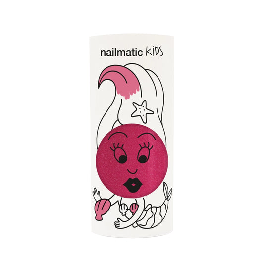 Nailmatic Water-based Kids Nail Polish-SISI Pink Glitter