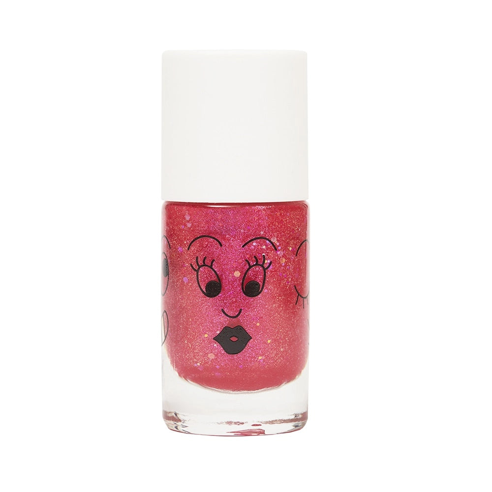 Nailmatic Water-based Kids Nail Polish-SISI Pink Glitter