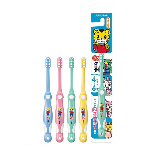 Sunstar Kids Toothbrush巧虎儿童软毛牙刷 4-6 years old (4 Colors)