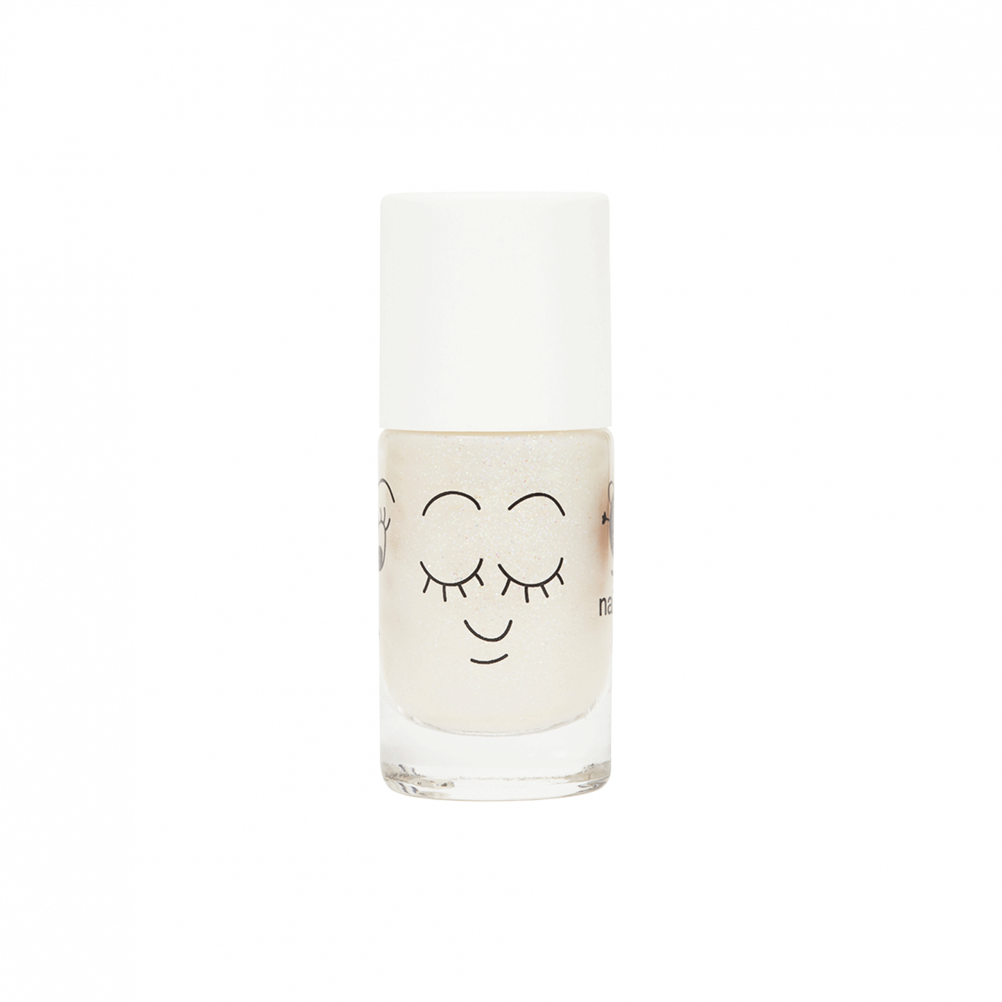 Nailmatic Water-based Kids Nail Polish-SUPER White Glitter
