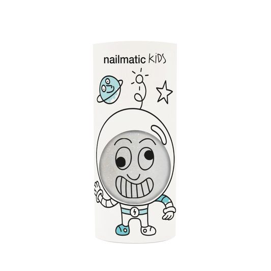 Nailmatic Water-based Kids Nail Polish-SUPER White Glitter