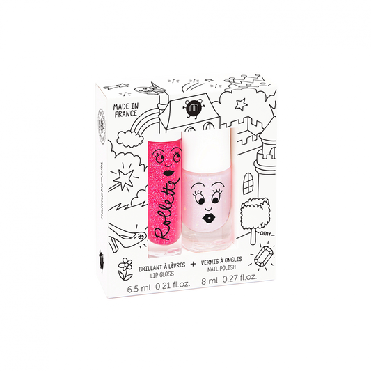 Nailmatic Lipgloss&Nail Polish Duo Set-Fairytales