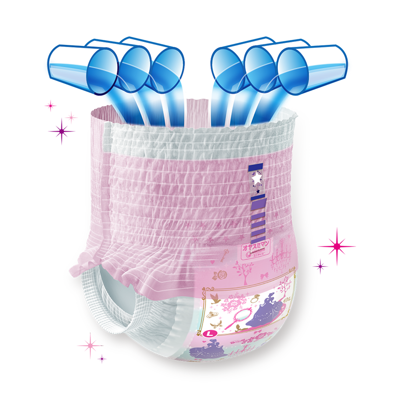 10%OFF!!! Unicharm Moony Super-absorption Overnight Diaper - Pants Style 尤妮佳超吸收夜用超薄安睡拉拉裤 L 9-14kg 30pcs