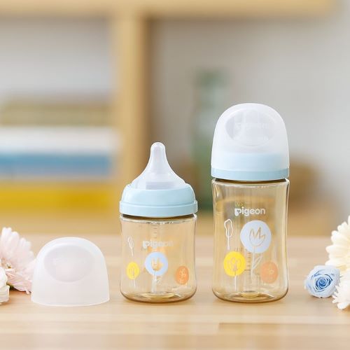 Pigeon Milk Bottle - PPSU 贝亲三代PPSU奶瓶 160ml Blue Flower