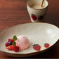Minoyaki Murir Rice Bowl-Peach美浓烧日式粗陶手绘碗-水蜜桃