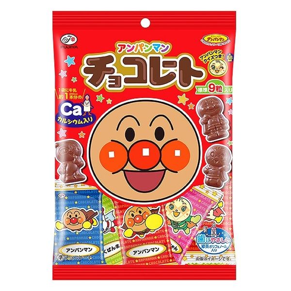 2023.12 Fujiya Anpanman Baby Chocolate不二家面包超人护齿巧克力 34g