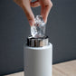 Peacock Stainless Steel Vacuum Insulated Bottle Screw Mug Type-White/Peacock真空层魔法瓶保温杯-雪山白 350ml