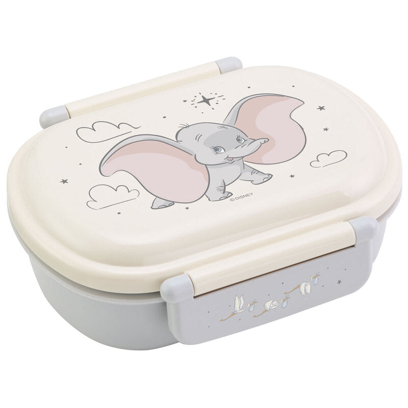 Skater Antibacterial Lunch Box and Trio Set Combo-Disney Dumbo/Skater抗菌银离子便当饭盒&餐具三件套组合-迪士尼小飞象