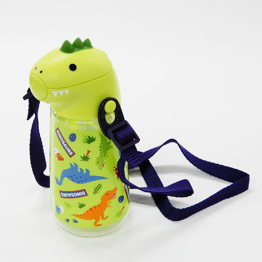 Skater DINOSAURS Straw Water Bottle/Skater小恐龙吸管水壶 420ml