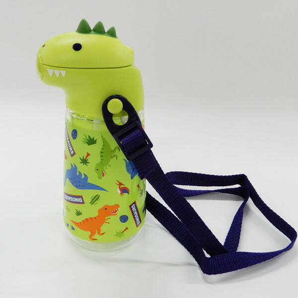 Skater DINOSAURS Straw Water Bottle/Skater小恐龙吸管水壶 420ml