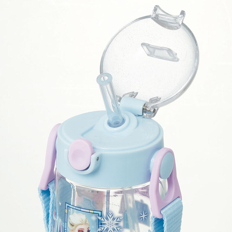 Skater Disney FROZEN One-Push Straw Water Bottle/Skate冰雪奇缘吸管水壶 480ml